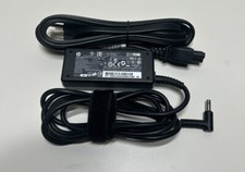 LOT of 10 Genuine HP 45W BLUE TIP AC Adapter Charger 19.5V w/ Power Cord Tested picture