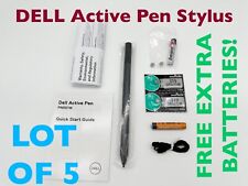 LOT OF 5 Dell Active Pen Stylus PN557W Unused/Open Box+FREE BATTERIES picture