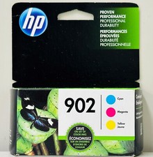 New Genuine HP 902 Cyan Magenta Yellow 3PK Ink Cartridges OfficeJet Pro 6961 picture