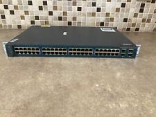 Cisco Catalyst 3560 WS-C3560V2-48PS-S 48-Port PoE Ethernet Network  CB-63 picture
