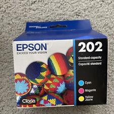 Epson T202520-S 202 Color Ink Cartridge Magenta Yellow Cyan Expire: 09/2026 picture