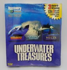 Discovery Channel Multimedia Underwater Treasures PC CD-ROM Big Box Sealed 1996 picture