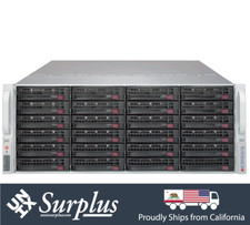 Supermicro 4U 36 Bay SAS3 Server X10DRH-iT Xeon 28 Cores 128GB AOC-S3008L SQ PSX picture