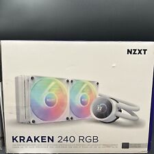 NZXT - Kraken 240 RGB - RL-KR240-W1 - AIO Liquid Cooler with LCD Display - READ picture