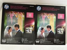 HP Premium Plus Glossy Photo Paper - 25 Sheets 8.5 x 11 (lot of 2) CR670A - New picture
