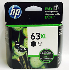 New Genuine HP 63XL Black Ink Cartridge OfficeJet 3830, 3831, 383 picture