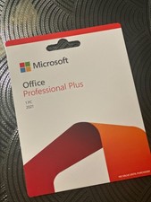 Microsoft Office Professional Plus 2021 Retail 1 PC Product Card Sealed  picture