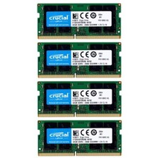 Crucial 128GB (4X32GB) DDR4 2666MHz PC4-21300 SODIMM Memory Ram CT32G4SFD8266 picture