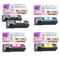 5Pk TRS 2130 BCYM Compatible for Dell 2130CN 2135CN Toner Cartridge picture