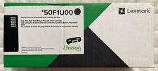 Lexmark 50F1U00 Ultra High Yield Black Toner Replaces 60F1X00 Brand New Sealed picture