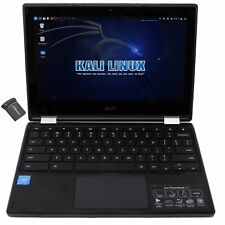 Kali Linux + TAILS Laptop 32GB SSD 4GB Acer R11 C738T Netbook 11.6 Intel 1.6GHz picture