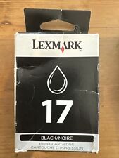 Lexmark #17 Black Ink Cartridge VHTF Genuine New Sealed Box picture