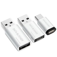 USB C and USB A Data Blocker 3 Pack, Refuse Juice Jacking & Hacking picture