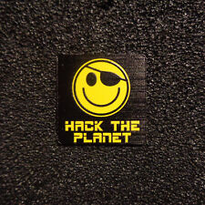 Hackers Hack the planet Logo Label Decal Case Sticker Badge [514b] picture