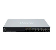 Cisco SG350-28P-K9 Small Business 28 Managed Rack-Mountable Switch 1YearWarranty picture