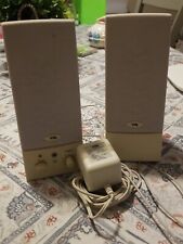 Vintage Cyber Acoustics Working Computer Speakers Excellent Condition (A4) picture