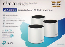 Tp-Link Deco AX3000 Wifi 6 Mesh System Deco X55 3 PACK - Covers up to 6500 - NIB picture