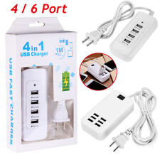 4/6 Port USB Hub Multi-Port Wall Travel Charger Desktop Charging Station Adapter picture