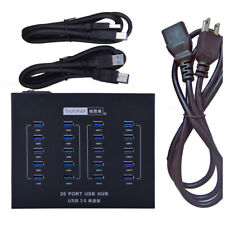 Industrial Grade USB 3.0 Hub 20 Port High Speed Data Transfer and Powered picture