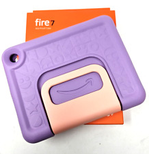 Amazon Kid-Proof Case for Fire 7 Tablet Works w/12th Gen tablet 2022 Purple picture