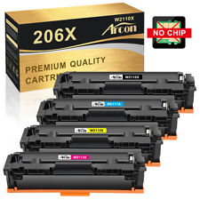 4PK Toner Compatible For HP 206X W2110X LaserJet M283fdw M283cdw M282nw No Chip picture