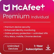 McAfee+ Premium Individual 2023 | Premium Online Security & Privacy Protection | picture