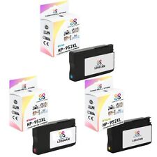 3PK TRS 952XL CMY HY Compatible for HP OfficeJet 7740 8702 8715 Ink Cartridge picture