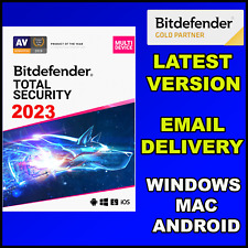 Bitdefender Total Security 2023 Global Activation Genuine With Daily VPN picture