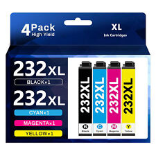 4PK 232XL 232 XL T232XL Ink Cartridge for Epson XP-4200 XP-4205 WF-2930 WF-2950 picture