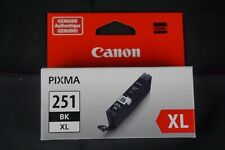 Genuine Canon 251XL Black Pixma Printer Ink Cartridge CLI-251XL BK New picture