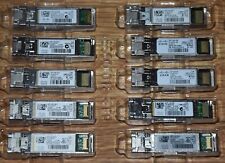 Lot of 10 Genuine Cisco 5 of SFP-10G-SR-S & 5 of SFP-10G-SR TESTED picture