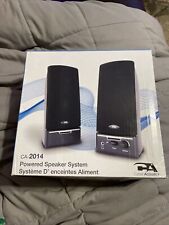 Cyber Acoustics CA-2014 4 Watts 4W Multimedia Speaker System 2.0 Power NEW w/Box picture
