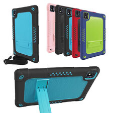 For TCL TAB10 5G Case/TCL TAB 10s Model 9081X Silicone Case With Shoulder Strap picture