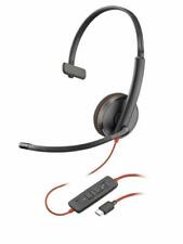 Plantronics Blackwire 3210 On-Ear Mono USB-C Headset - Black picture