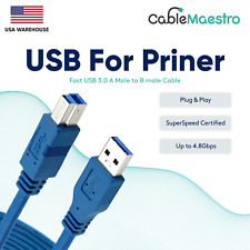 USB 3.0 Type B Printer Cable Scan Fast High Speed Print Drive Disk DAC HP Epson picture