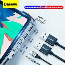 Baseus 6 in 1 USB C HUB to HDMI USB 3.0 SD/TF Docking Station for MacBook Pro picture