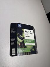 Genuine HP 950XL Black Ink Cartridges High Yield 2 Pack EXP 9/19 picture