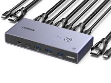 UGREEN 8K@60Hz HDMI KVM Switch with 4 USB 3.0 Ports (3 USB-A + 1 USB-C) USB Swit picture