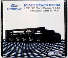 Kingwin 3XUSB3.0/1XUSB3.1 HUB 1XeSATA PORT, CARD READER  , KW525-3U3CR picture