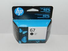 Sealed HP Deskjet / Plus / Envy / Pro 67 Ink Cartridge - Black New EXP Nov 22 picture