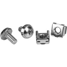 StarTech M6 Rack Screws and M6 Cage Nuts - 20 Pack picture