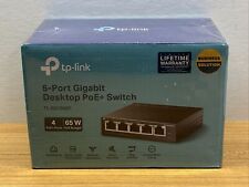 TP-link 5 Port Gigabit 4 PoE+ Switch  TL-SG1005P Desktop Switch 65W max PoE+ picture