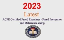 ACFE CFE Fraud Prevention and Deterrence dump GUARANTEED  (1 month update) picture