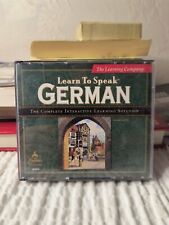 The Learning Company~LEARN TO SPEAK GERMAN~3 CD Set~Version 7.0 picture