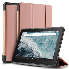 For Amazon Kindle Fire 7 2022 PU Leather Shockproof Smart Case Stand Cover picture