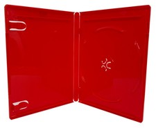PREMIUM STANDARD Solid Red Blu-Ray Single Cases 12MM Lot picture