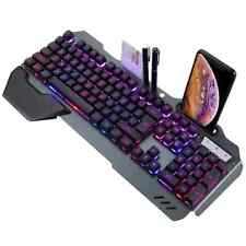 (Black) 618 teclado PRO Gaming Keyboard RGB LED Backlight Ergonomic Waterproof picture