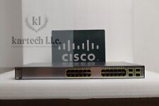 Cisco WS-C3750G-24PS-S 24 Port PoE 10/100/1000 Gigabit Switch FAST SHIPMENT picture