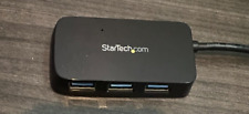 StarTech.com 4 Port SuperSpeed USB 3.0 Type A Mini Hub Black ST4300MINU3B picture