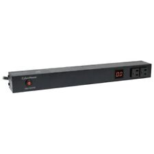 CyberPower PDU15M2F8R Metered PDU, 100-125V/15A, 10 Outlets, 1U Rackmount, Black picture